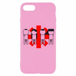 Чехол для iPhone SE 2020 Red Hot Chili Peppers Group - PrintSalon