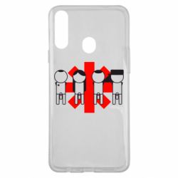 Чехол для Samsung A20s Red Hot Chili Peppers Group - PrintSalon