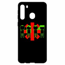 Чехол для Samsung A21 Red Hot Chili Peppers Group - PrintSalon