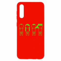 Чехол для Samsung A50 Red Hot Chili Peppers Group - PrintSalon
