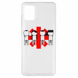 Чехол для Samsung A51 Red Hot Chili Peppers Group - PrintSalon