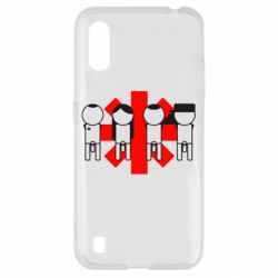 Чехол для Samsung A01/M01 Red Hot Chili Peppers Group - PrintSalon