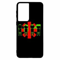 Чехол для Samsung S21 Red Hot Chili Peppers Group - PrintSalon