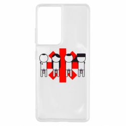 Чехол для Samsung S21 Ultra Red Hot Chili Peppers Group - PrintSalon