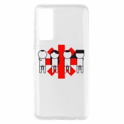 Чехол для Huawei P Smart 2021 Red Hot Chili Peppers Group - PrintSalon