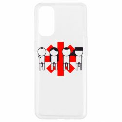 Чехол для Oppo Reno 4 Red Hot Chili Peppers Group - PrintSalon