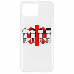 Чехол для Oppo Reno 4 Lite Red Hot Chili Peppers Group - PrintSalon