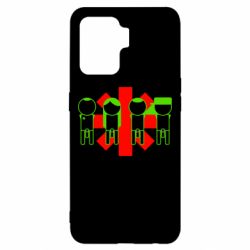 Чехол для Oppo Reno 5 Lite Red Hot Chili Peppers Group - PrintSalon