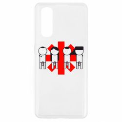 Чехол для Oppo Find X2 Red Hot Chili Peppers Group - PrintSalon