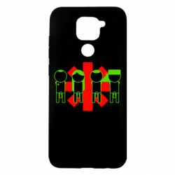 Чехол для Xiaomi Redmi Note 9/Redmi 10X Red Hot Chili Peppers Group - PrintSalon