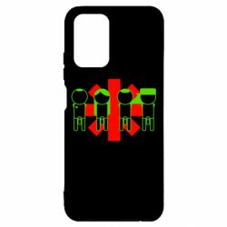 Чехол для Xiaomi Redmi Note 10 Red Hot Chili Peppers Group - PrintSalon