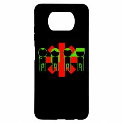 Чехол для Xiaomi Poco X3 Red Hot Chili Peppers Group