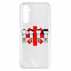 Чехол для Realme 6 Pro Red Hot Chili Peppers Group - PrintSalon