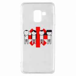 Чехол для Samsung A8 2018 Red Hot Chili Peppers Group - PrintSalon