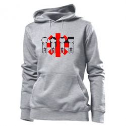Женское худи Red Hot Chili Peppers Group - PrintSalon