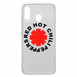 Чехол для Samsung A20 red hot chili peppers - PrintSalon