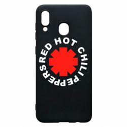 Чехол для Samsung A30 red hot chili peppers - PrintSalon