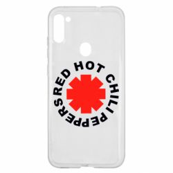 Чехол для Samsung A11/M11 red hot chili peppers - PrintSalon
