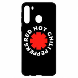 Чехол для Samsung A21 red hot chili peppers - PrintSalon