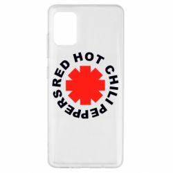 Чехол для Samsung A51 red hot chili peppers - PrintSalon