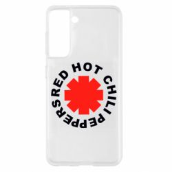 Чехол для Samsung S21 red hot chili peppers - PrintSalon