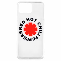 Чехол для Oppo A73 red hot chili peppers - PrintSalon