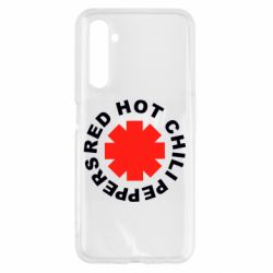 Чехол для Realme 6 red hot chili peppers - PrintSalon