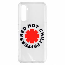 Чехол для Realme 6 Pro red hot chili peppers - PrintSalon