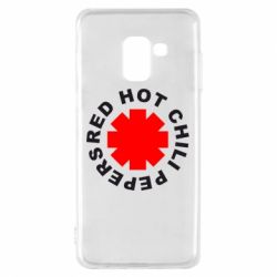 Чехол для Samsung A8 2018 red hot chili peppers - PrintSalon