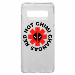 Чехол для Samsung S10+ Red Hot Chimi Changas - PrintSalon