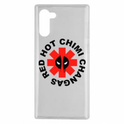 Чехол для Samsung Note 10 Red Hot Chimi Changas - PrintSalon