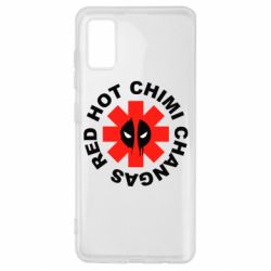 Чехол для Samsung A41 Red Hot Chimi Changas-PrintSalon Чехол для Samsung A41 Red Hot Chimi Changas