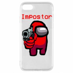 Чохол для iPhone SE 2022 Red Impostor - PrintSalon