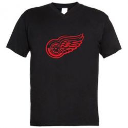 Чоловіча футболка з V-подібним вирізом Red Wings - PrintSalon