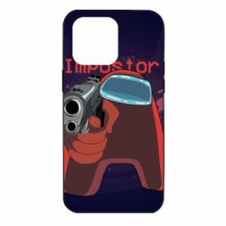 Чохол для iPhone 14 Pro Max Red With A Gun