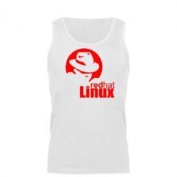 Мужская майка Redhat Linux - PrintSalon