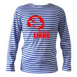 Тельняшка с длинным рукавом Redhat Linux - PrintSalon