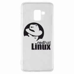 Чехол для Samsung A8+ 2018 Redhat Linux - PrintSalon