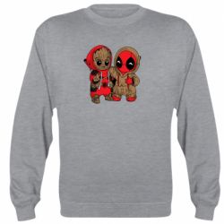 Cвитшот Baby Groot And Deadpool - PrintSalon