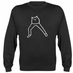Cвитшот Cat in pants - PrintSalon