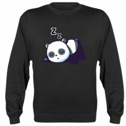 Cвитшот Cute panda sleeping - PrintSalon