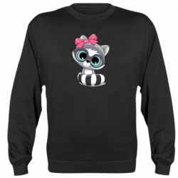 Cвитшот Cute raccoon - PrintSalon