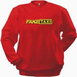 Cвитшот Fake taxi logo 2 - PrintSalon