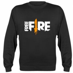 Світшот Free Fire vertical logo - PrintSalon