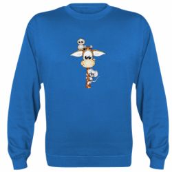 Cвитшот Giraffe Owl and Mouse - PrintSalon