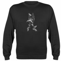 Cвитшот Hand with leafs - PrintSalon