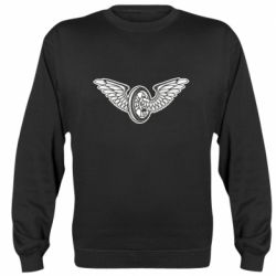 Cвитшот Колесо и крылья - PrintSalon