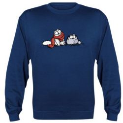 Cвитшот Кот Саймона Зима - PrintSalon