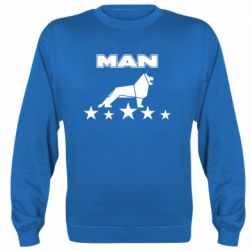 Cвитшот Man lion and stars - PrintSalon