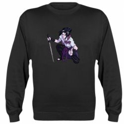 Cвитшот Sasuke with katana - PrintSalon